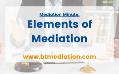 The Elements of Mediation